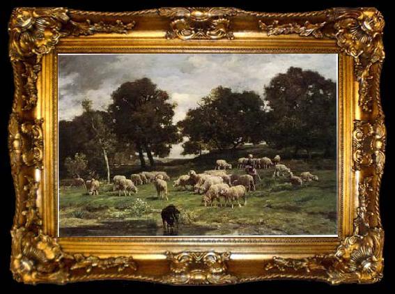 framed  unknow artist Sheep 156, ta009-2